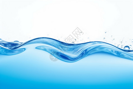 蓝色的水浪蓝色水浪的创意背景设计图片