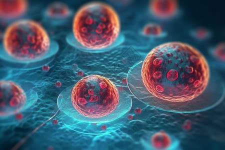 胚胎干细胞疾病治疗概念图片