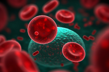 血红细胞概念背景图片