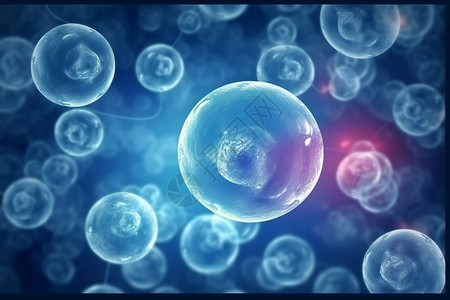生物医药研发人类干细胞背景设计图片