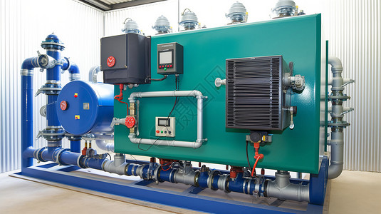 水泵素材工业废水处理厂设备设计图片