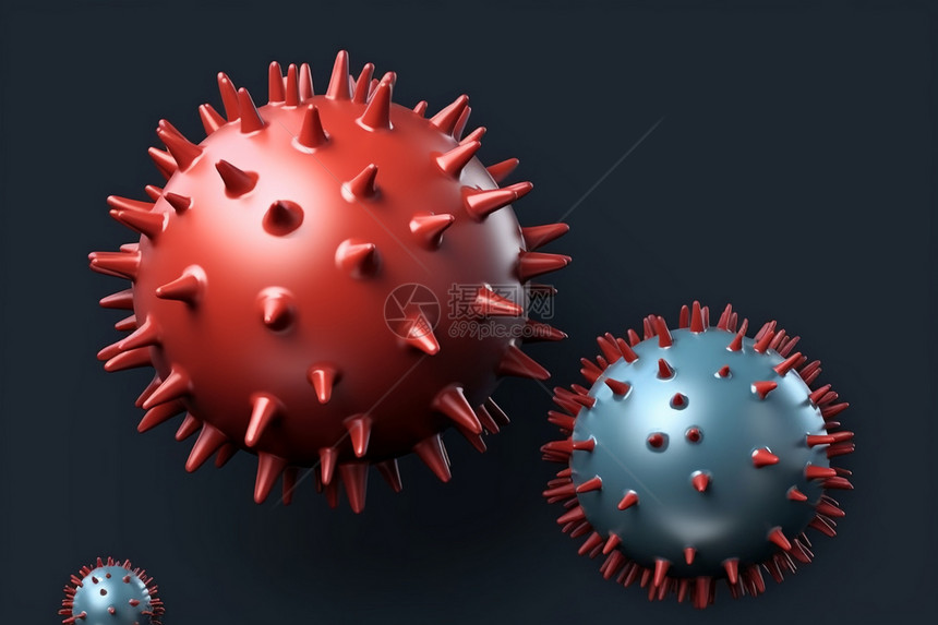 病毒3d图标图片