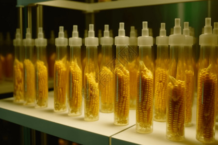 玉米棒单个作物抗病实验设计图片