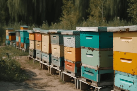 蜜蜂嗡嗡作响高清图片