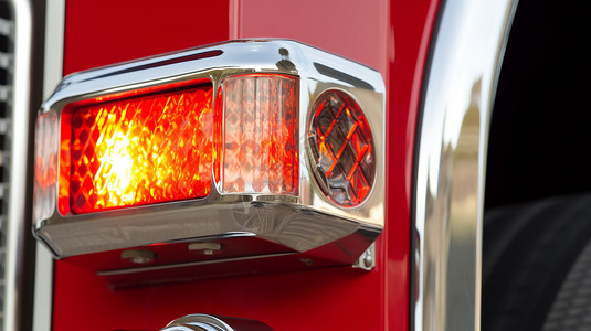消防车的紧急灯背景图片