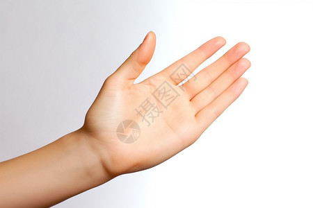 纹身象征女性手掌击掌的姿势背景