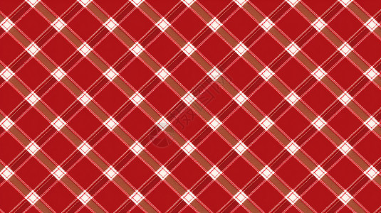 格子面料素材红色系菱形格子面料背景背景