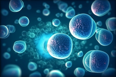 生物医学干细胞概念图背景图片