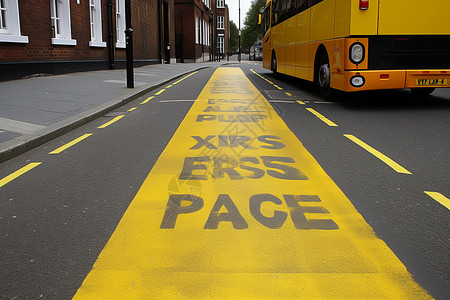 黄色喷漆道路上的喷漆背景