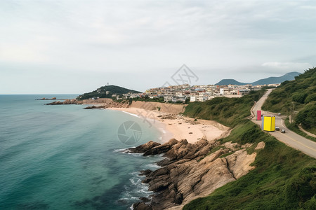 福建东山岛的海岸线图片