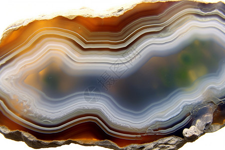 玛瑙矿物质横截面图片