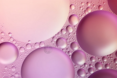 粉红色气泡抽象背景背景图片