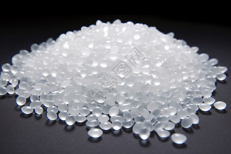 白色细颗粒透明塑料化学颗粒背景