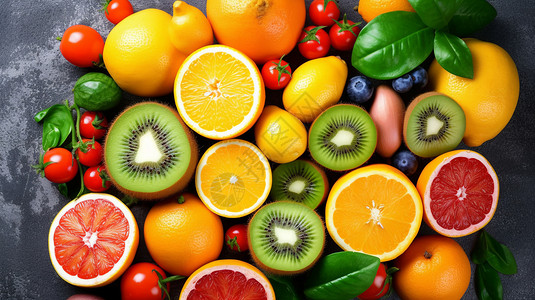新鲜美味的水果高清图片