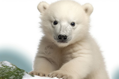 可爱的北极熊幼崽图片
