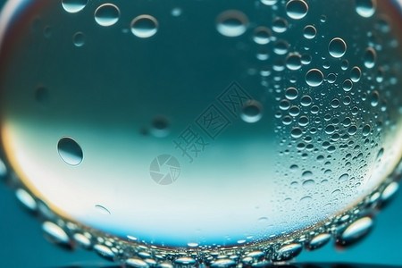 水滴球形气泡背景背景图片