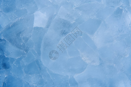 湖水特写冬天的冻住的河面纹理背景