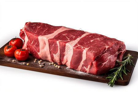 一块新鲜美味的牛肉图片