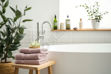 现代卫生间浴缸装饰图片