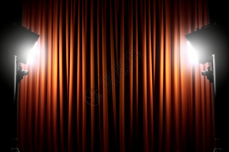 舞台灯具投影灯照的背景设计图片