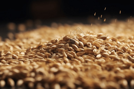 小麦粮食图片