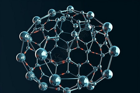 生物科学分子连接概念结构背景图片