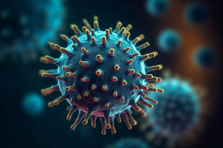 新型冠状肺炎病毒设计图片