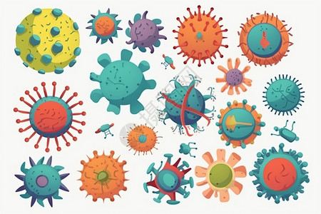 各种冠状病毒图片