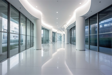 企业走廊大厅背景图片