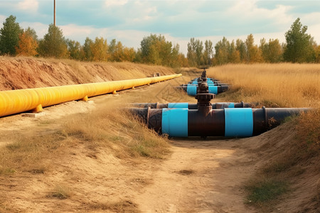 石油天然气管道背景图片