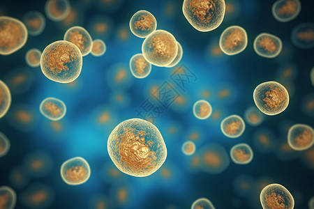 微生物细胞背景图片