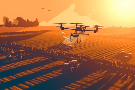 农田无人机技术图片
