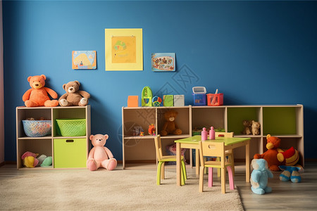 玩具装饰房的玩具区设计图片