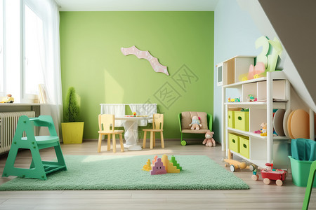 童趣装饰房的玩具区域设计图片