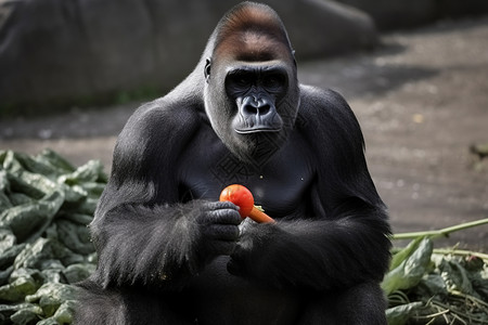 黑猩猩动物园猿类高清图片