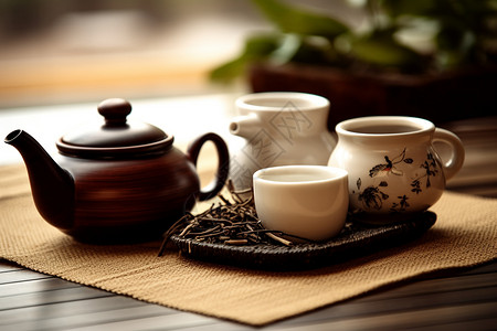 传统茶叶茶壶图片
