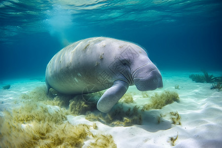 海洋潜水的动物图片