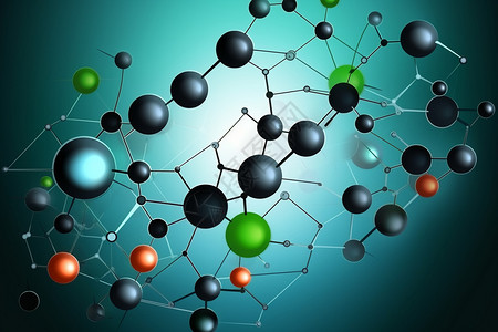 生物分子结构的概念图图片