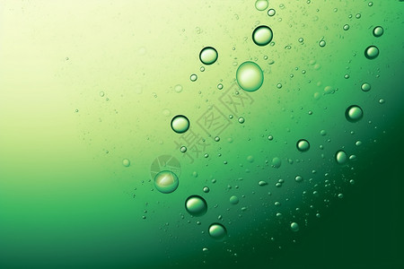 苦瓜泡水绿色油泡水抽象背景设计图片