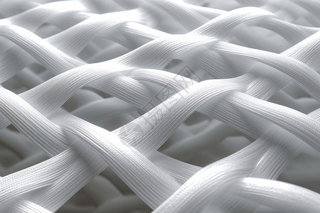 白色材料白色编织结构背景