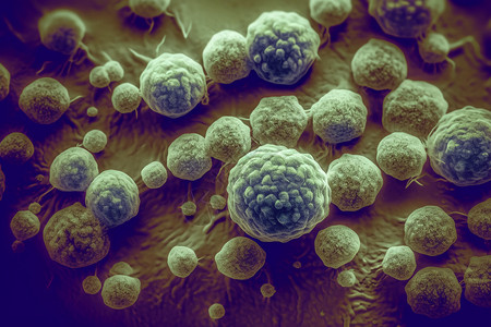 琥珀标本抽象生物学痘病细胞设计图片