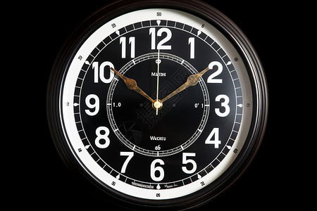 钟表上定格的时间背景图片