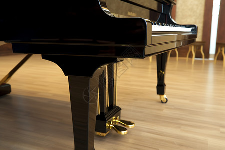 精致的钢琴乐器高清素材高清图片