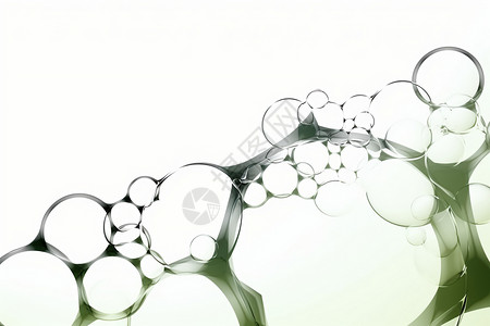 肥皂泡透明橄榄绿气泡背景背景