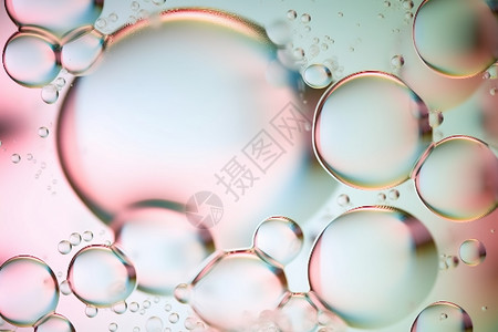透明气泡背景背景图片