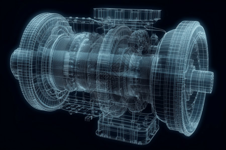 变速器结构背景图片