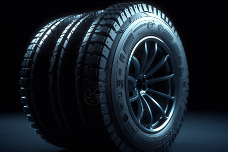 车圈老化的轮胎设计图片