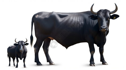 值钱的牛背景图片
