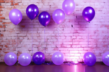 派对气球背景图片