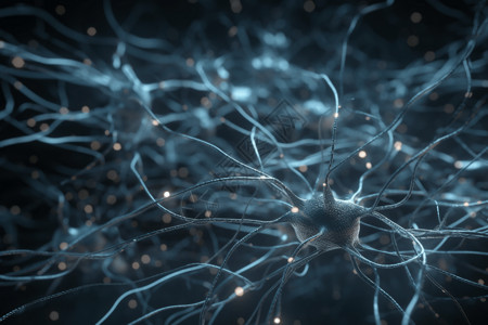运动中的神经元图片